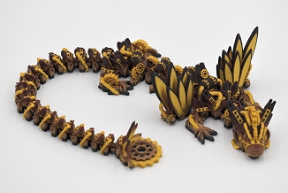 Winged Steampunk Dragon