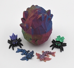Large Egg w/$2 Spiders or Dragons