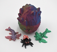 Large Egg w/$3 Spiders or Dragons