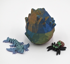 Medium Egg w/$3 Spiders or Dragons