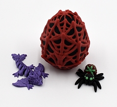 Web Egg w/$3 Spiders or Dragons