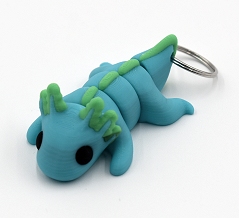 Axolotl Keychain