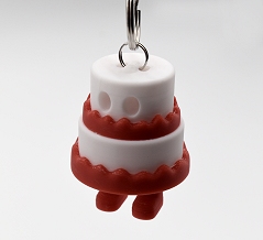 Cake Keychain