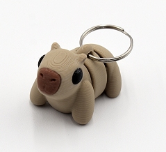 Capybara Keychain