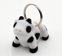 Cow Keychain