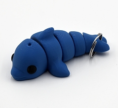 Blue Dolphin Keychain
