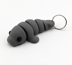 Manatee Keychain