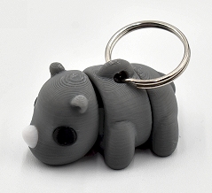 Rhino Keychain
