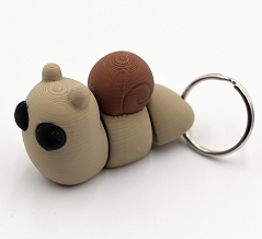 Snail Keychain
